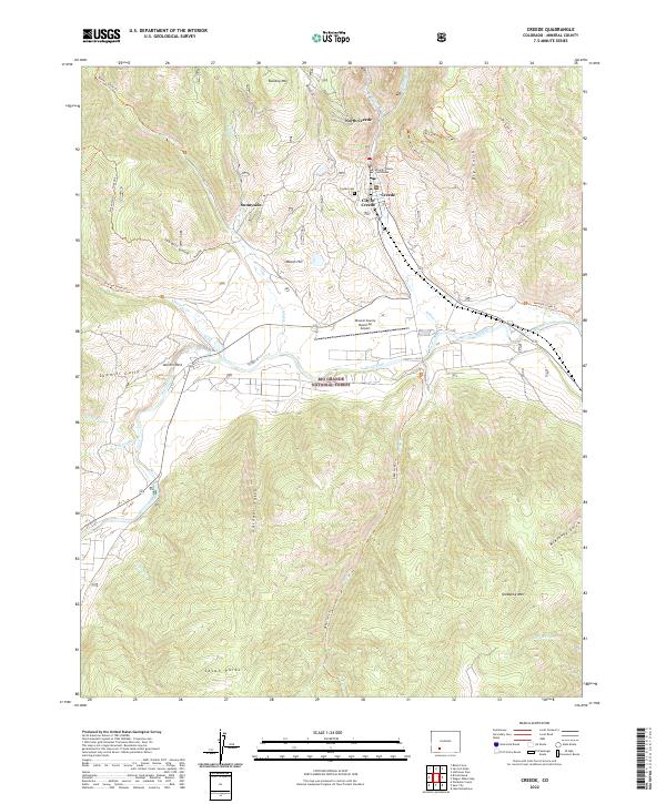 USGS Topographic Map – Creede