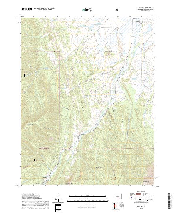 USGS Topographic Map – Cuchara