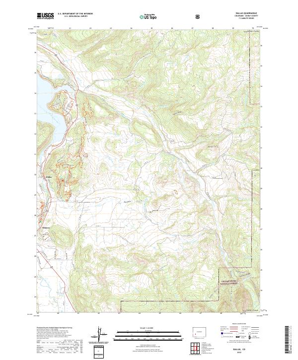 USGS Topographic Map – Dallas
