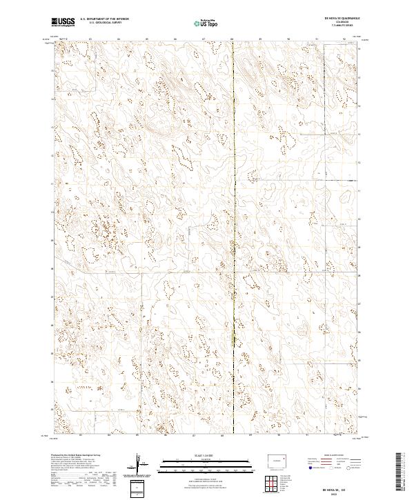 2022 Map of De Nova SE, 2022 Print
