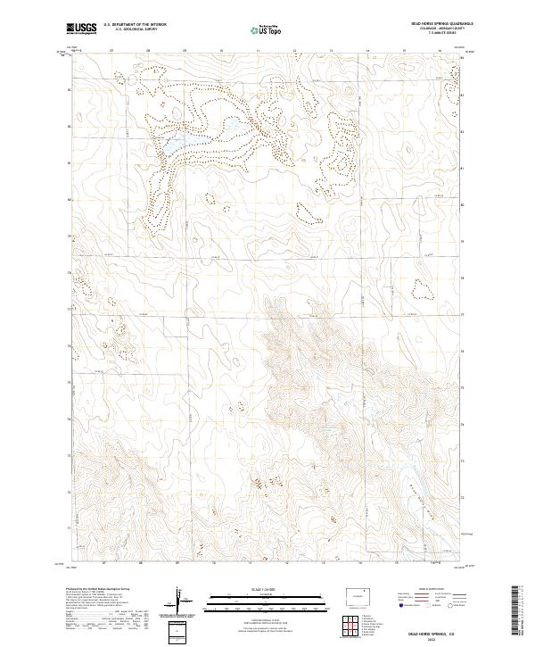 USGS Topographic Map – Dead Horse Springs