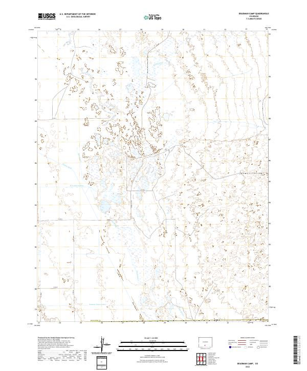 USGS Topographic Map – Deadman Camp