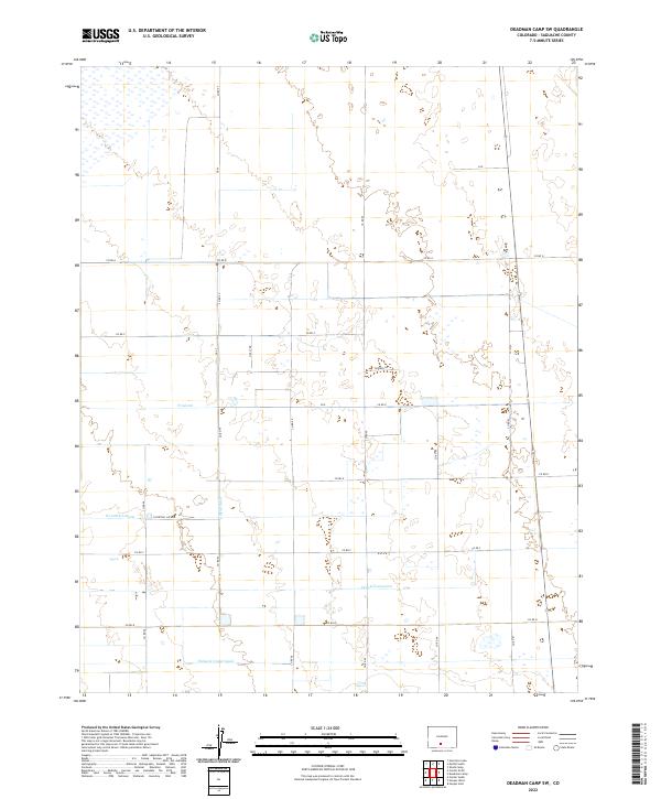 USGS Topographic Map – Deadman Camp SW