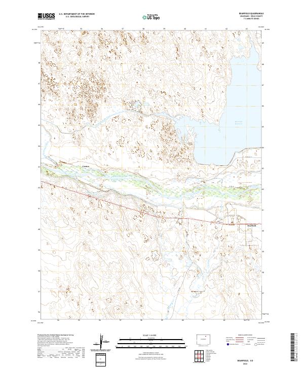 USGS Topographic Map – Dearfield