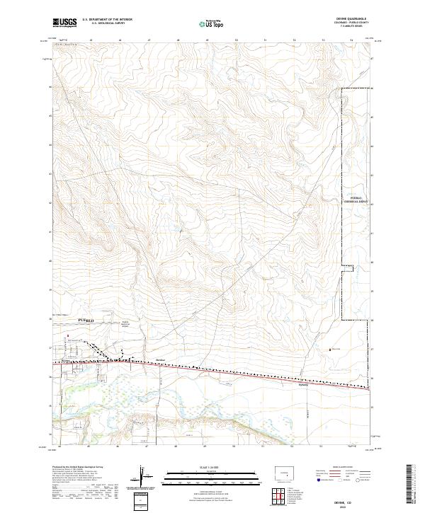 USGS Topographic Map – Devine