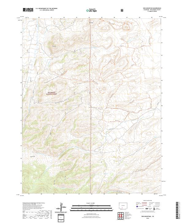 USGS Topographic Map – Dog Mountain