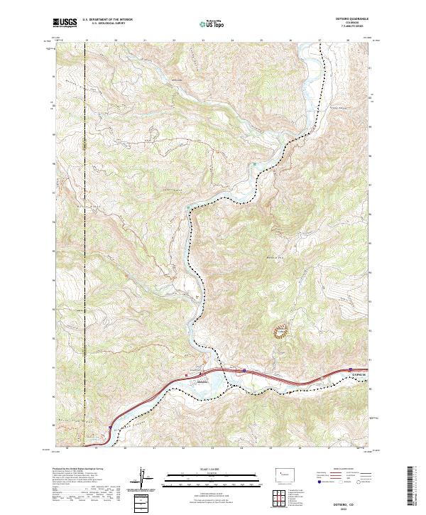 USGS Topographic Map – Dotsero