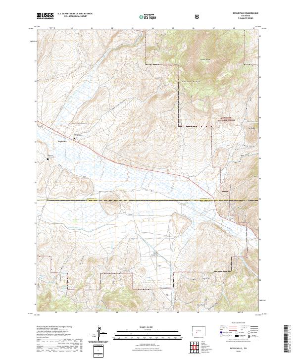 USGS Topographic Map – Doyleville