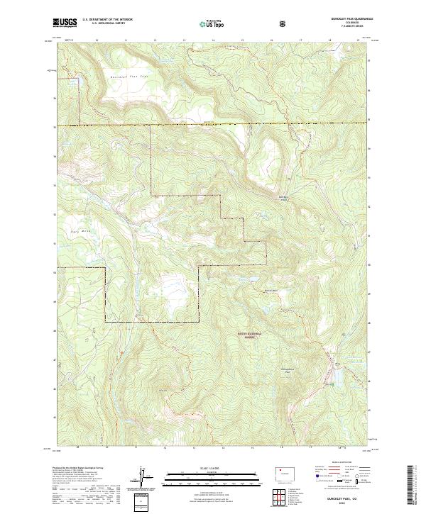 USGS Topographic Map – Dunckley Pass
