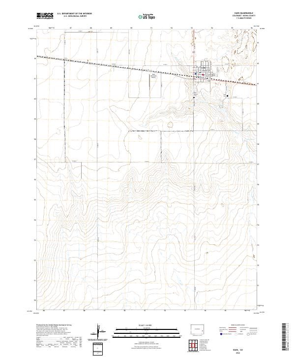 USGS Topographic Map – Eads