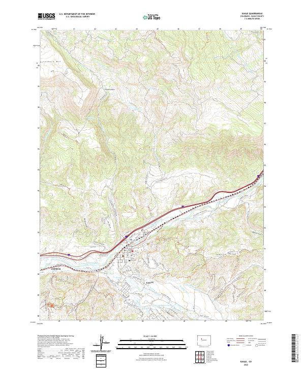 USGS Topographic Map – Eagle