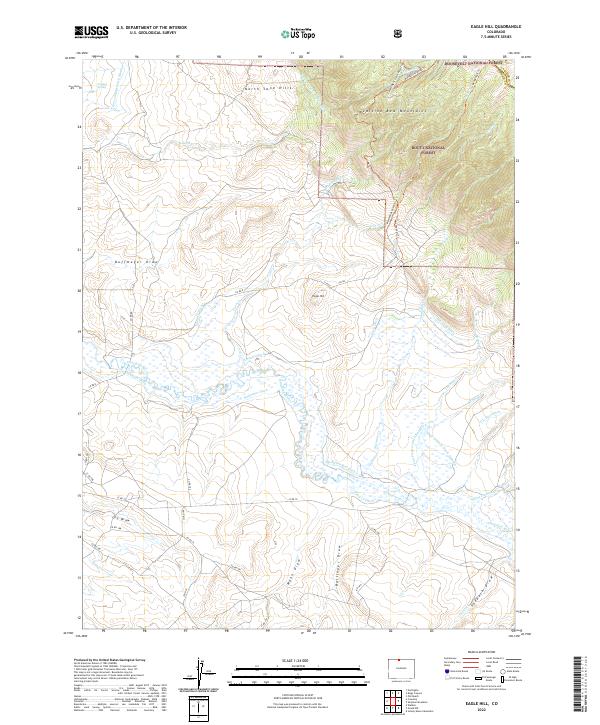 USGS Topographic Map – Eagle Hill
