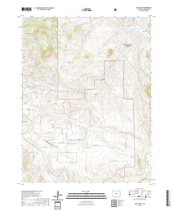USGS Topographic Map – Eagle Rock