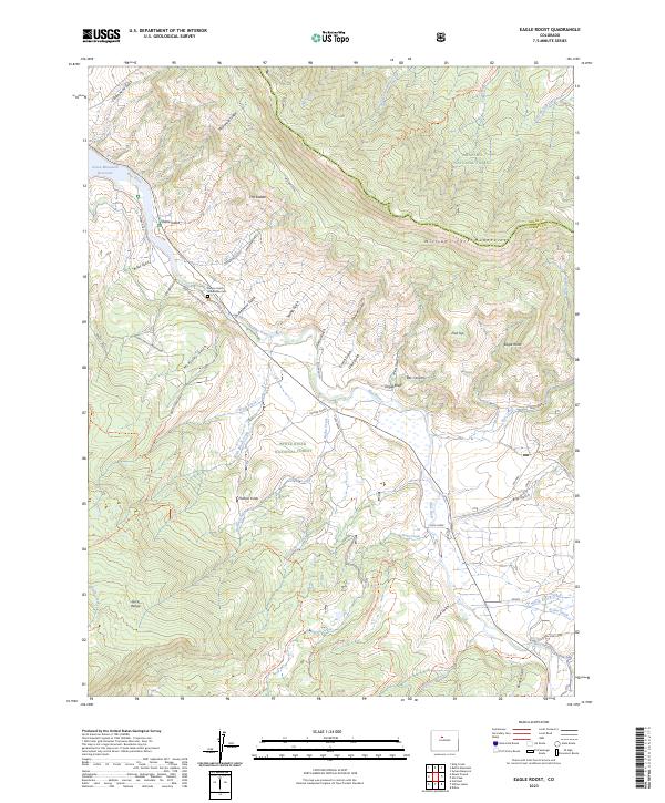 USGS Topographic Map – Eagle Roost