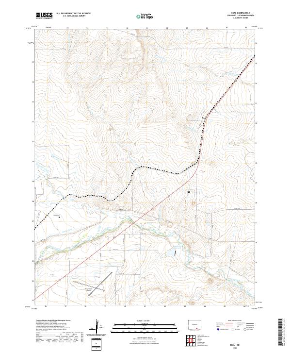 USGS Topographic Map – Earl