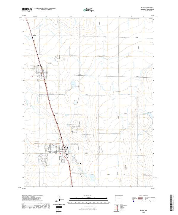 USGS Topographic Map – Eaton