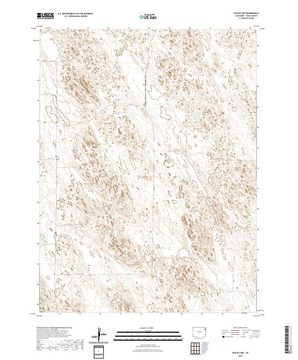 2022 Map of Eckley NW, 2022 Print