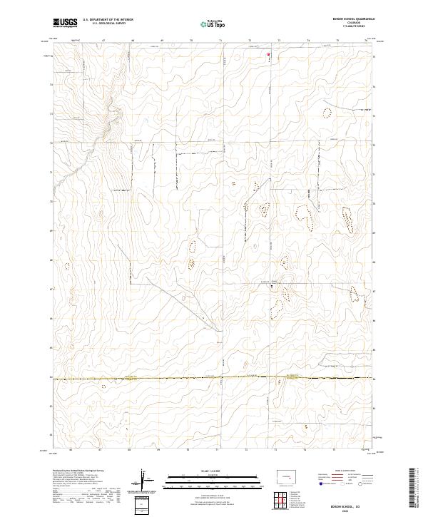 2022 Map of Edison School, 2022 Print