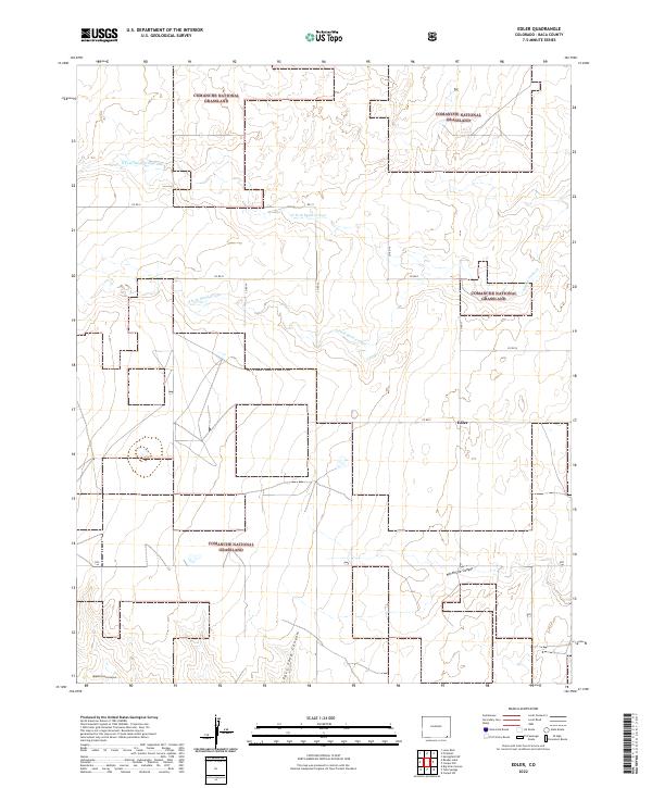 USGS Topographic Map – Edler