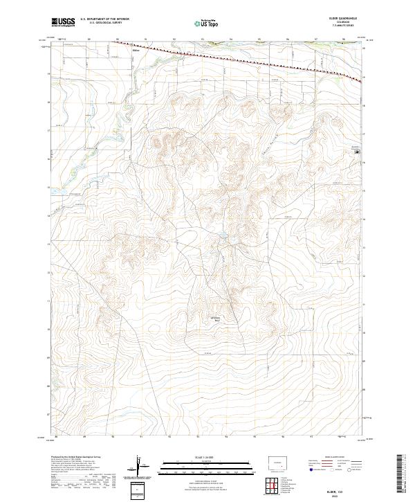 USGS Topographic Map – Elder