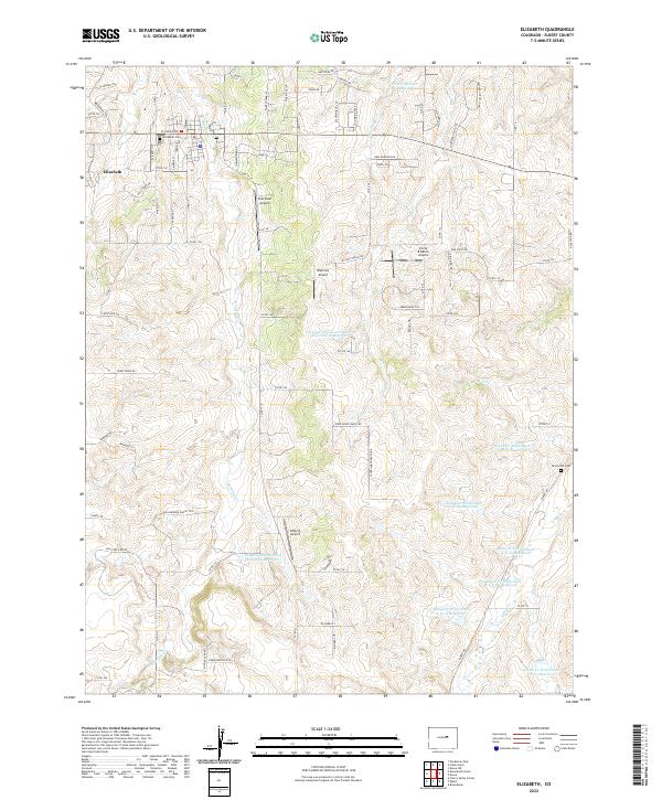 USGS Topographic Map – Elizabeth