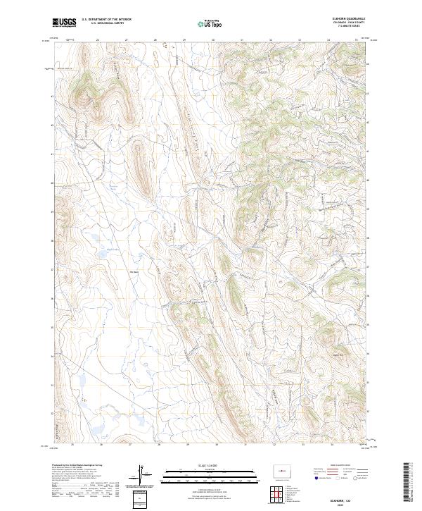 USGS Topographic Map – Elkhorn