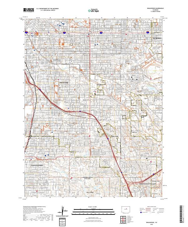 USGS Topographic Map – Englewood