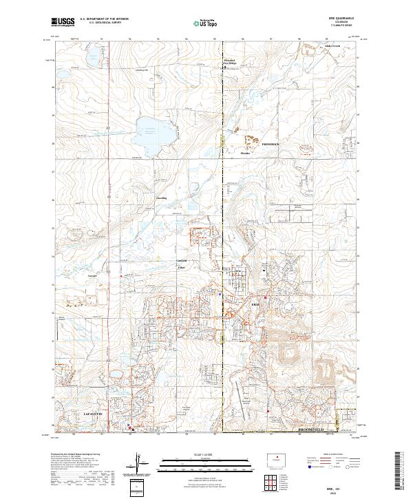USGS Topographic Map – Erie