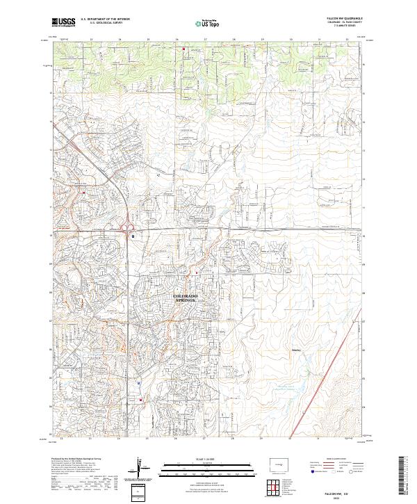USGS Topographic Map – Falcon NW