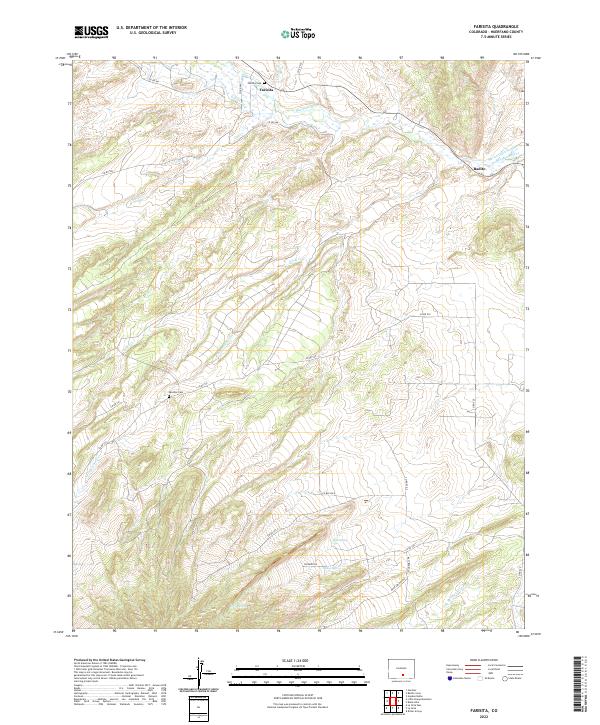 USGS Topographic Map – Farisita