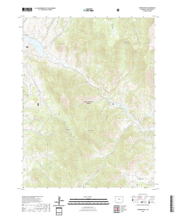 USGS Topographic Map – Farnum Peak