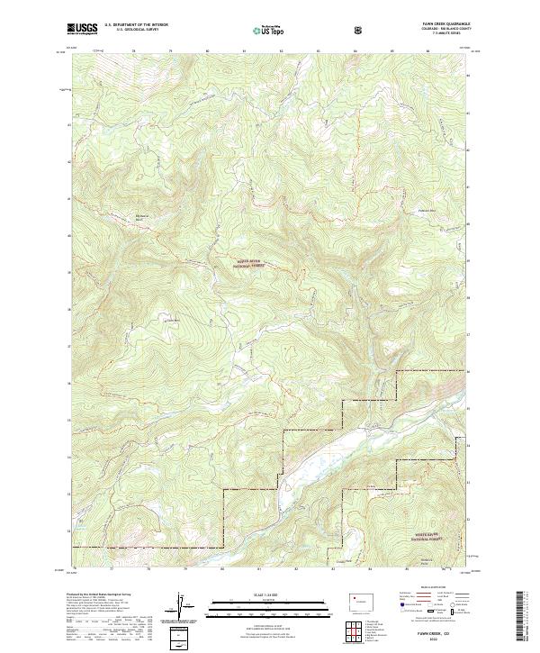 USGS Topographic Map – Fawn Creek