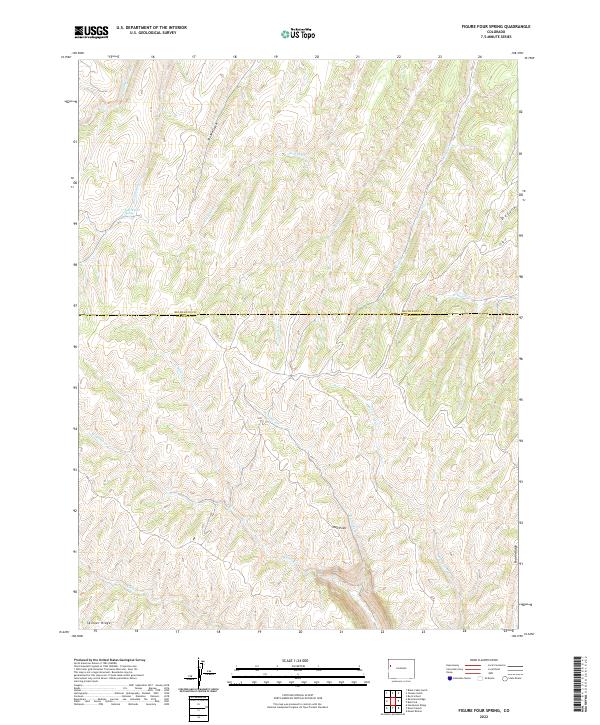 USGS Topographic Map – Figure Four Spring