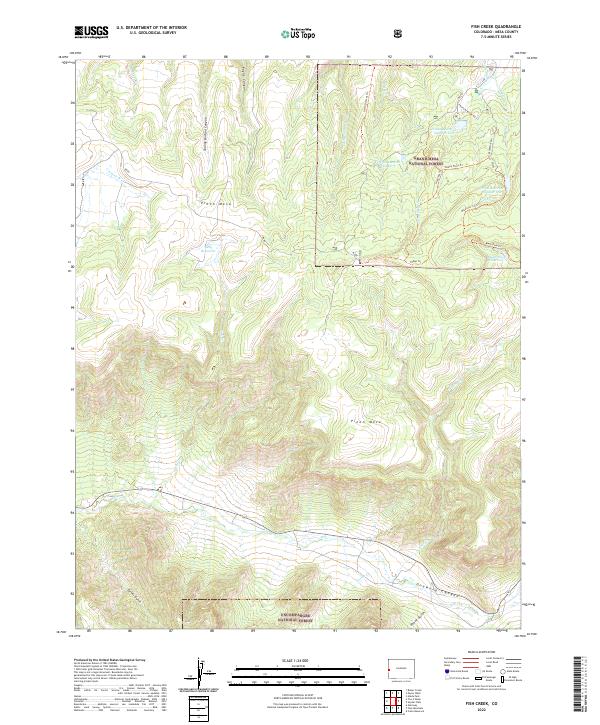 USGS Topographic Map – Fish Creek
