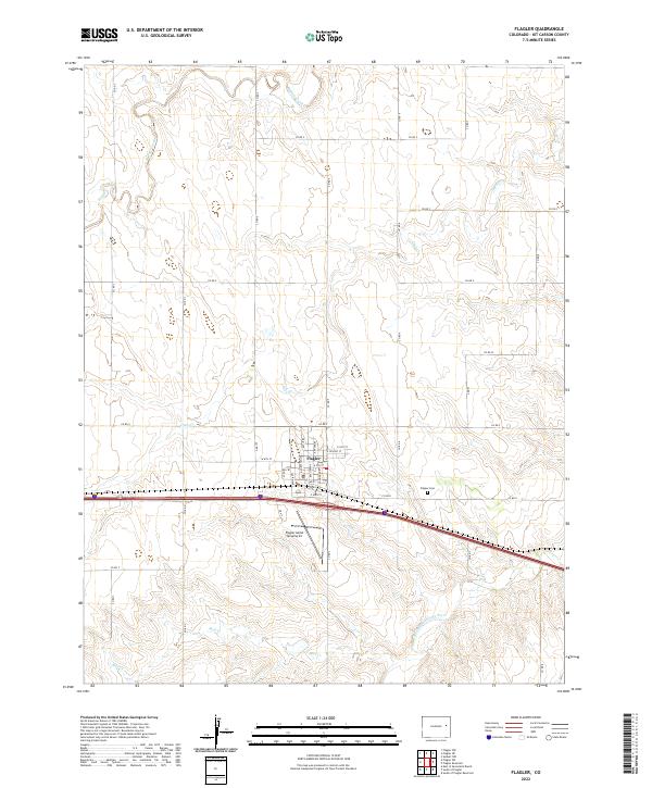 USGS Topographic Map – Flagler
