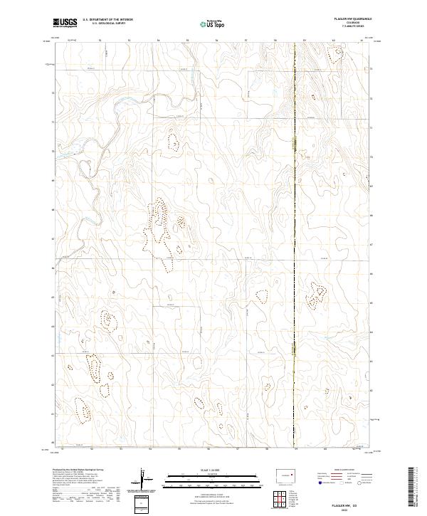 USGS Topographic Map – Flagler NW