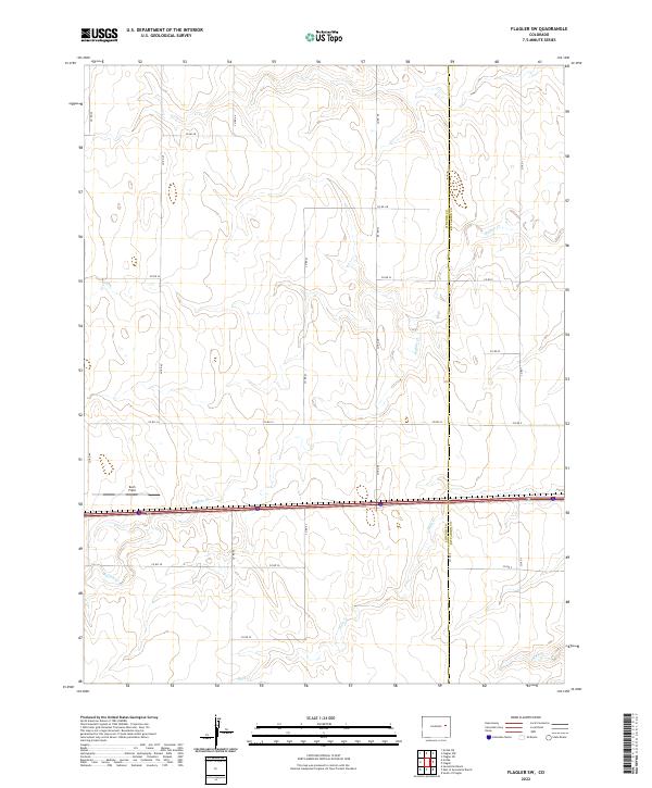 2022 Map of Flagler SW, 2022 Print