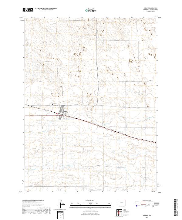USGS Topographic Map – Fleming