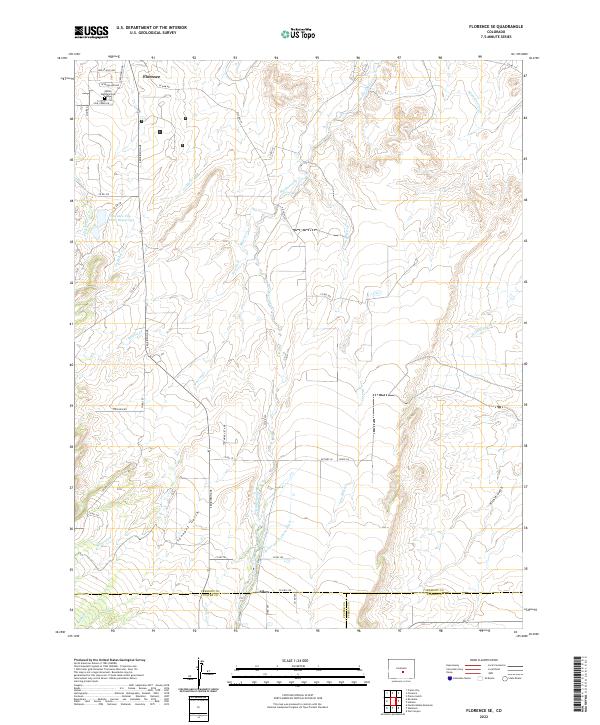 USGS Topographic Map – Florence SE