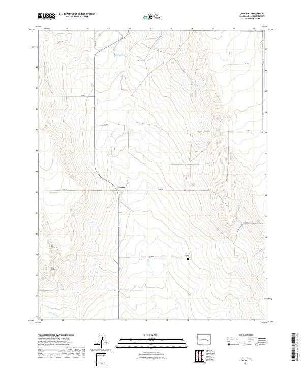 USGS Topographic Map – Forder