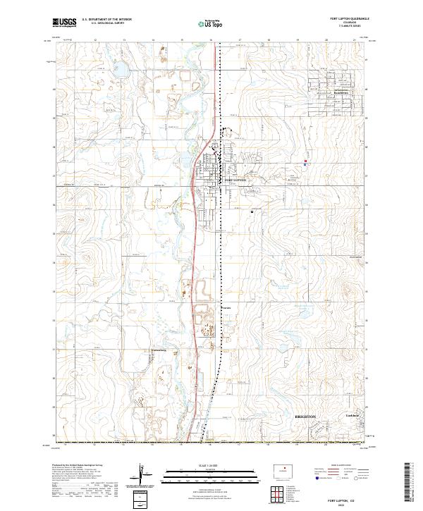 USGS Topographic Map – Fort Lupton