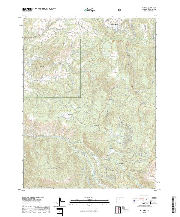 USGS Topographic Map – Fulford