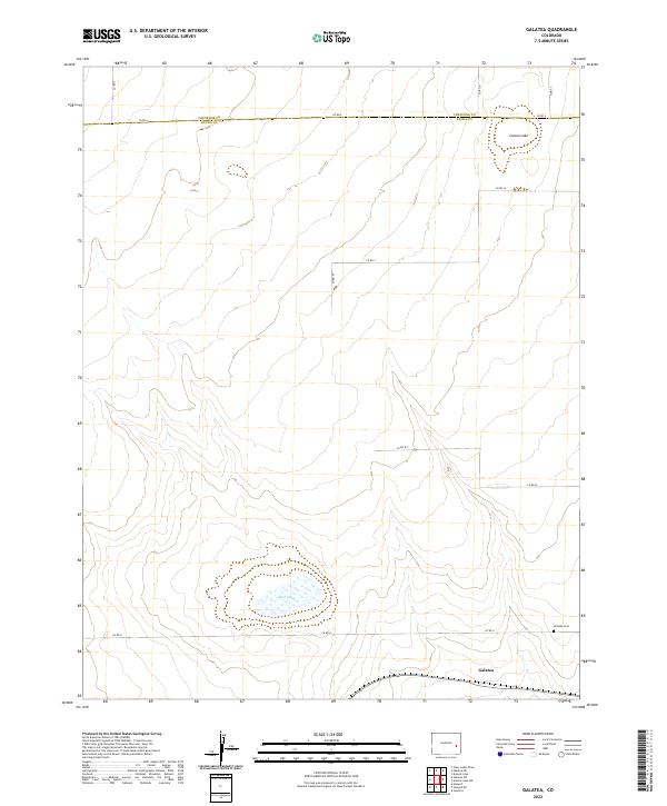 USGS Topographic Map – Galatea