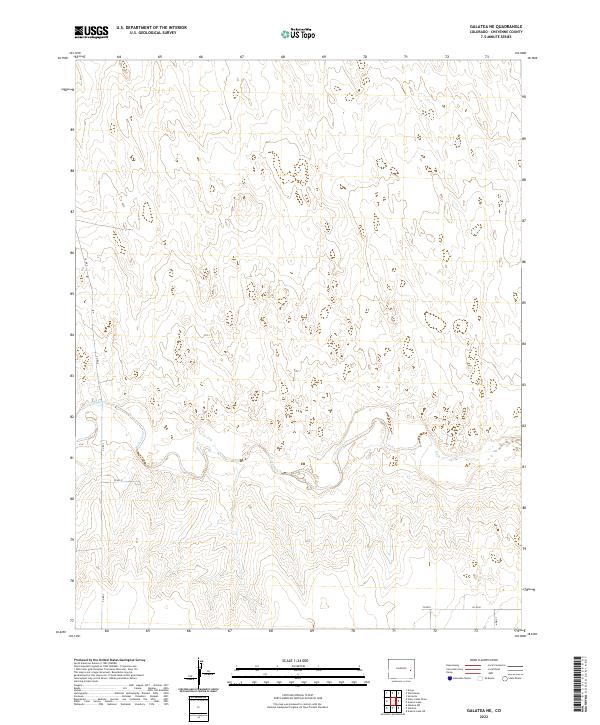 2022 Map of Galatea NE, 2022 Print