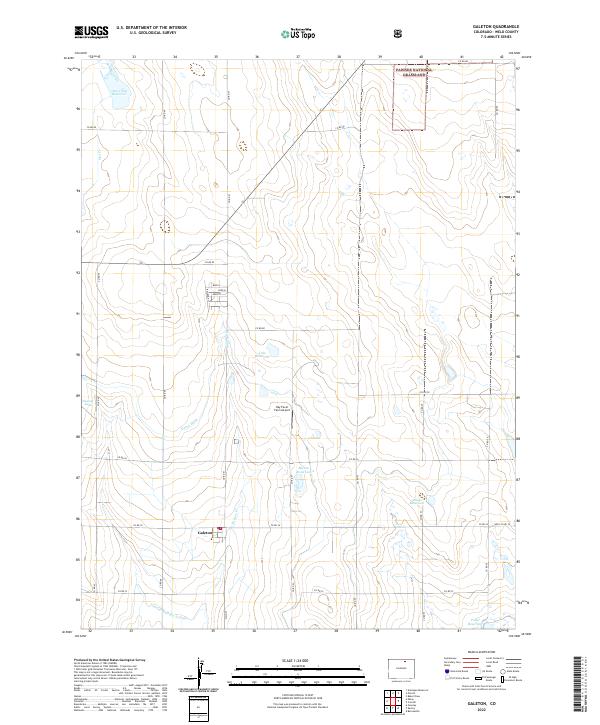 USGS Topographic Map – Galeton