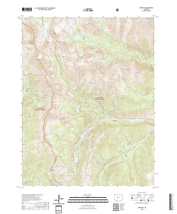 USGS Topographic Map – Garfield