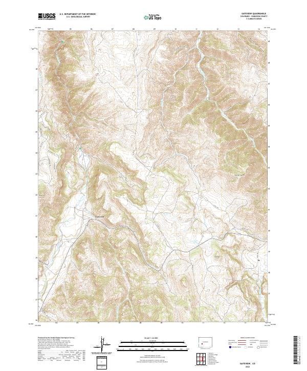 USGS Topographic Map – Gateview