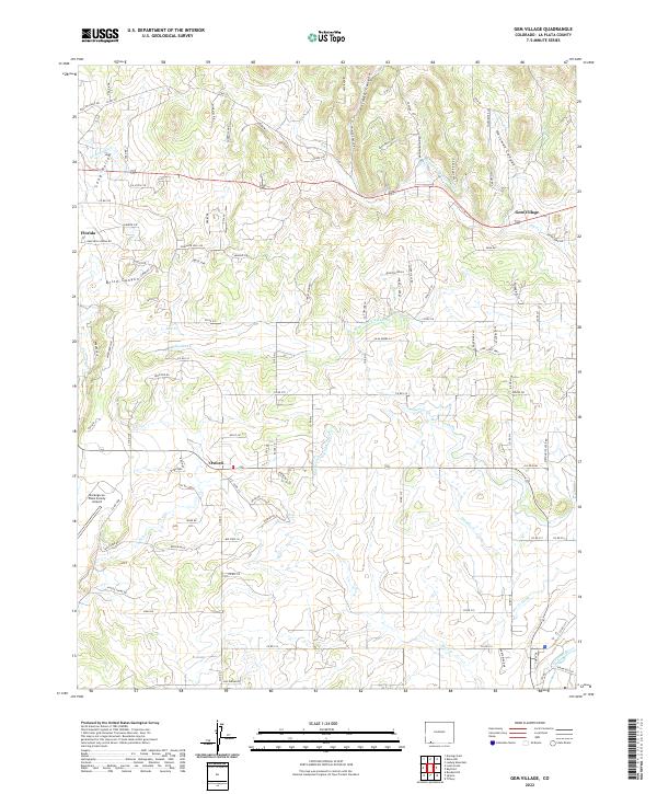 USGS Topographic Map – Gem Village