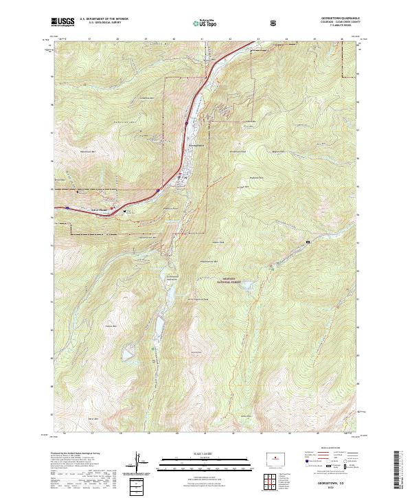 USGS Topographic Map – Georgetown