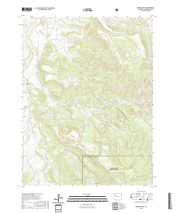 USGS Topographic Map – Gibson Gulch